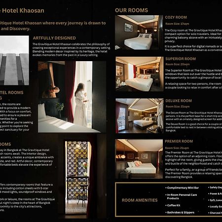 The Gravitique Hotel Khaosan Bangkok Exterior foto